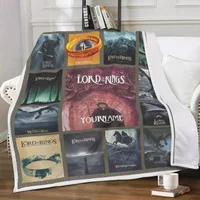 Personalize Lord F The Rings Plush Fleece Blanket Birthday Gift, Christmas Gift
