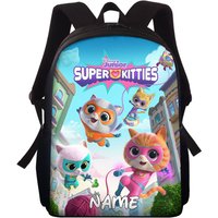 Personalize Bitsy Ginny Niche Backpack, Superkitties Bottle