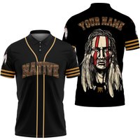 Custom Name Native American Polo Shirt