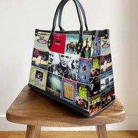 Scooter German Band Leather Handbag, Gifts For Fan