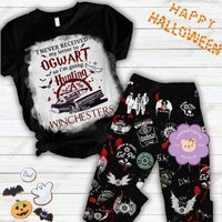 Halloween Supernatural Shirt, Supernatural Winchester Pajamas Set