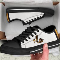 Black & Yellow ,la Kamala 2024 Chucks - Low Top Sneaker