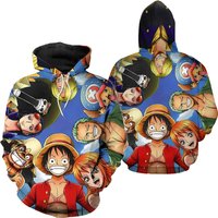One Piece Hoodie, Anime 3d Hoodie