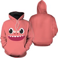 Grandma Shark Family Custom Full Over Print 3d Hoodie