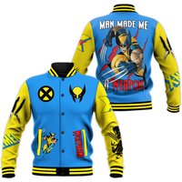 Wolverine Superhero Baseball Jacket