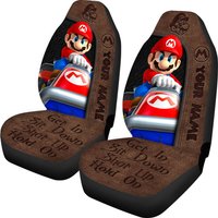 Custom Super Mario Car Seat Covers