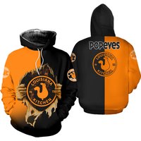 Popeyes Hoodie, Fast Food 3d Printed Hoodie