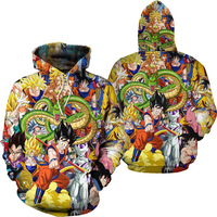 Dragon Ball Hoodie, Anime 3d Hoodie