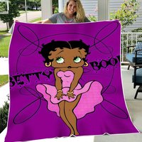 Betty Boop Blanket, Betty Boop Home Decor