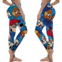 Splash Mountain Pattern Leggings