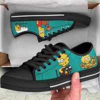 The Simpsons Custom Canvas Shoe Personalized Low Top Sneakers