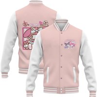 Cute Melody Jacket, Kawaii Melody Baseball Jacket