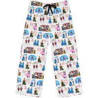 White Christmas Mens Pajama Pants, White Christmas Movie Lounge Sleepwear, Holiday Classic Patterned Pj Bottoms,