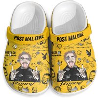 Custom Post Malone Always Tired Clogs