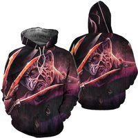 Happy Halloween A Nightmare On Elm Street Freddy Krueger 3d Hoodie Us Size