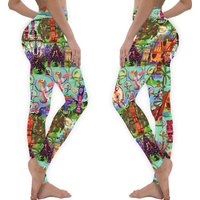Enchanted Tiki Room Collage Leggings