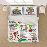 Funny Character Duvet Cover Set - Christmas Bedding