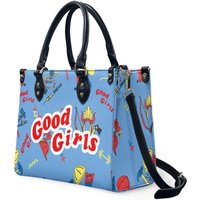 Chucky Good Girls, Halloween Leather Handbag, Horror Movie Characters Bag