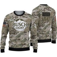 Buschs Light Beer Christmas Ugly Sweater