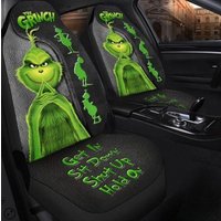 The Funny Character Get In Sit Down Shut Up Hold On Car Seat Cover