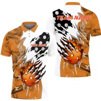 Pickleball Monster Claw Personalized Name, Team Name Unisex Polo Shirt