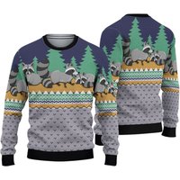 Raccoon Christmas Ugly Christmas Sweater