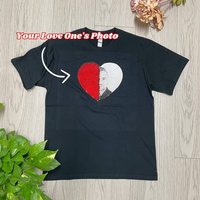 Valentine Gift Sequin T-shirt, Gift For Boyfriend, Valentines Day Shirt