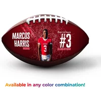 Personalized Custom Football Gift For Seniors Or Rugby Ball - Head To Head