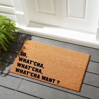 Whatcha Want Doormat, Beastie Boys Mat, Beastie Boys Lyrics Doormat