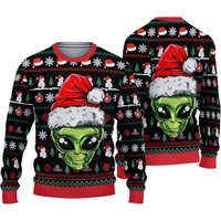 Christmas Alien Ugly Sweater, Alien Christmas Sweater