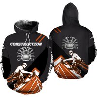 Construction Worker Roofing Custom Name Printed 3d Hoodie
