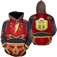 Halloween Alpha 5 Costume 3d Hoodie Jogger Sets