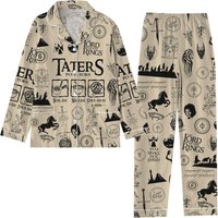 Lord Of The Ring Pajamas Set, Lord Of The Ring Women Pajama