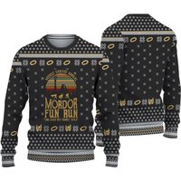 Lotr Middle Earths Annual Mordor Fun Run Ugly Christmas 3d Sweater