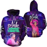 Pink Singer Summer 2024 3d Hoodie