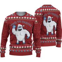 Abominable Snowman Yeti To Party Ugly Christmas Sweater