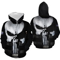3d Skeleton Skull Hip Pop Punisher Hoodie Sweatshirt Sweater 3d Hoodie
