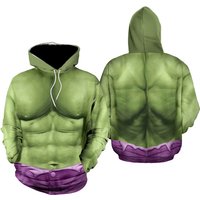 Incredible Hulk Full Over Print 3d Hoodie
