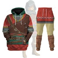 Halloween Hylian Armor Zelda Cosplay Hoodie/joggers, Legend Of Zelda 3d Hoodie