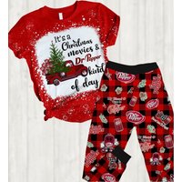 Dr Pepper Christmas Pajamas Set