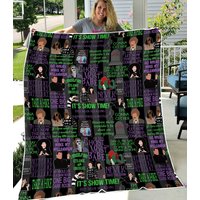 Beetlejuice Movie Inspired Sherpa Fleece Blanket