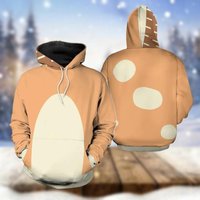 Chilli Heeler Cosplay Hoodie, Mother Blue Dog Costume 3d Hoodie, Blue Heeler 3d Hoodie