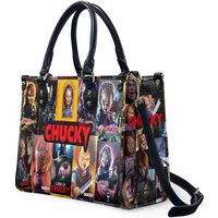 Chucky Halloween Horror Leather Bags, Chucky Lovers Handbag