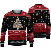 Pug Christmas Ugly Knitted Christmas Sweater