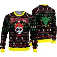 Santa Emeritus Papa Emeritus Ugly Christmas Sweater, Christmas Gift, Unisex Sweater Gift