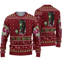 Zim Stole Christmas Ugly Christmas Sweater - Fun Holiday Apparel