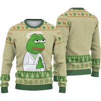 Pepe The Frog Christmas Ugly Sweater