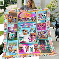 Super Kitties Fleece Blanket