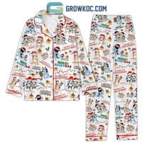 Merry Blueydad Xmas Pajamas Set, Christmas Pajamas