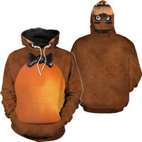 Fnaf Freddy Fazbear 3d Full Over Print Hoodie
